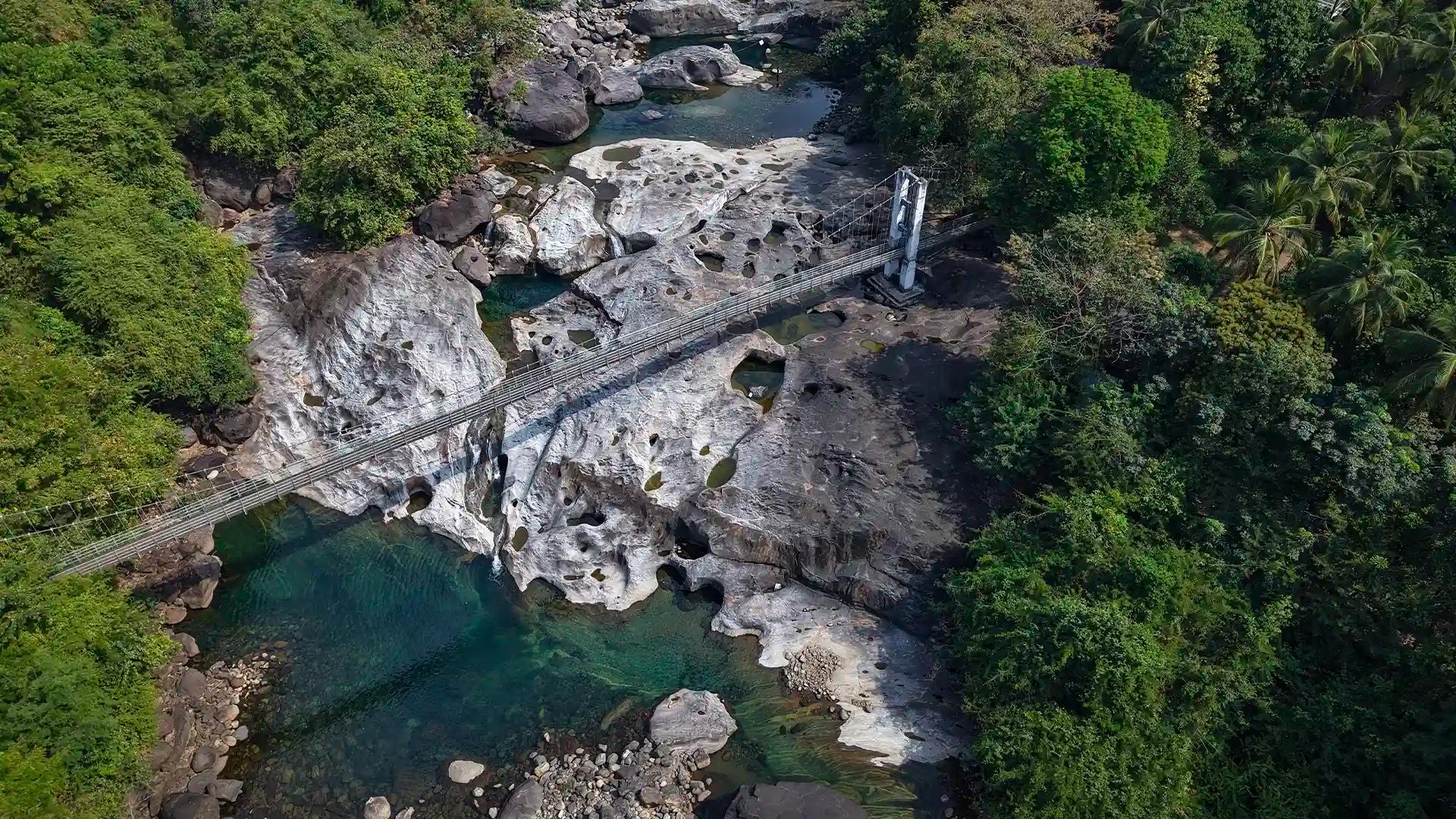 Aerial View of Arippara Waterfalls, Kozhikode Aerial View of Arippara Waterfalls, Kozhikode