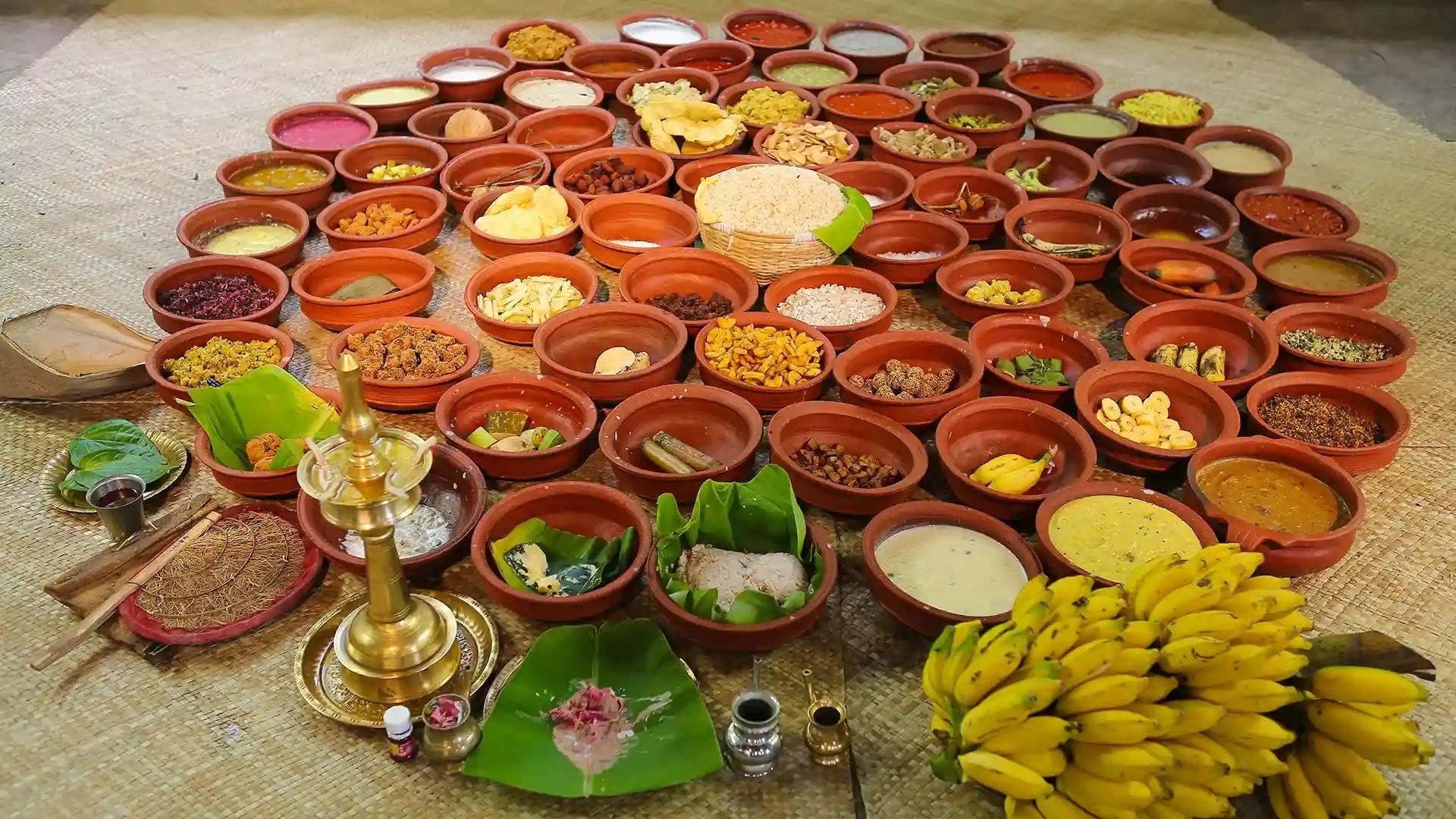 Aranmula Vallasadya dishes Aranmula Vallasadya dishes