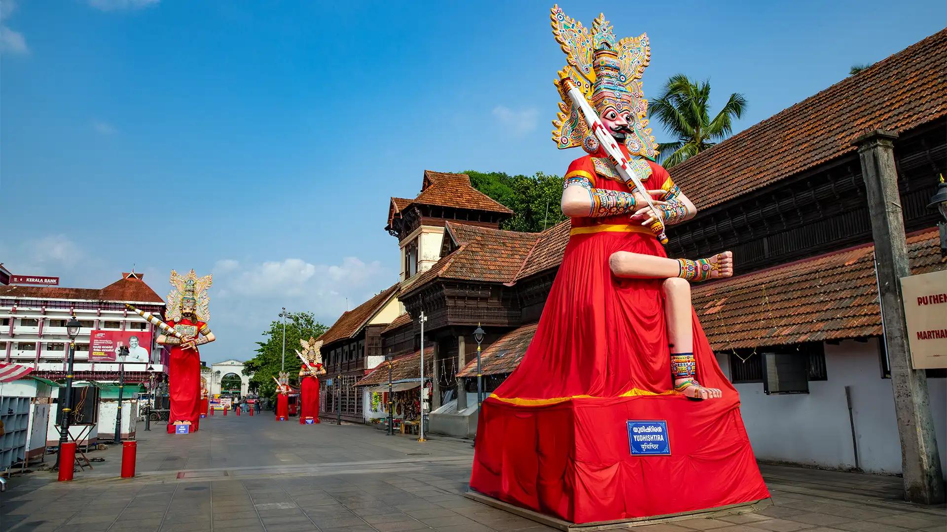 The Pandavas at Padmanabhaswamy Temple The Pandavas at Padmanabhaswamy Temple