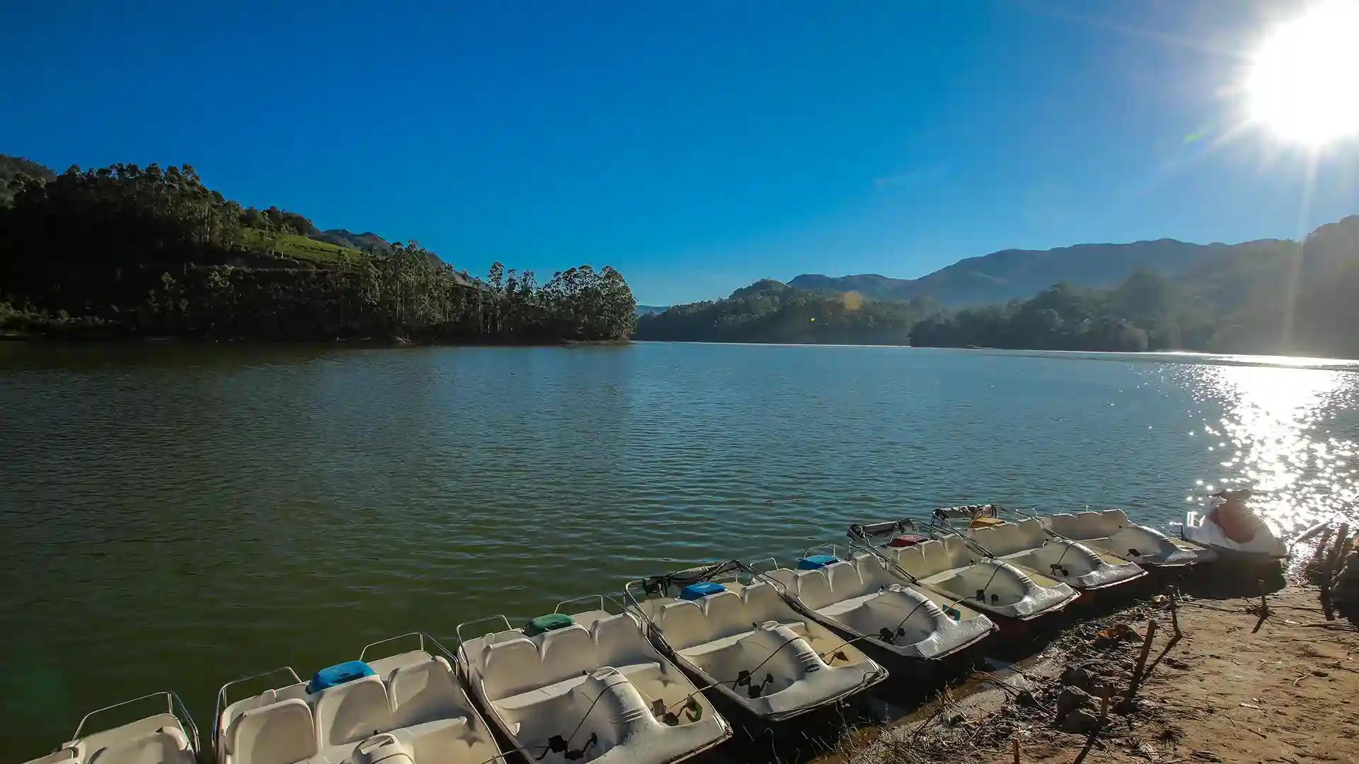 Mattupetty lake - ideal spot for boating Mattupetty lake - ideal spot for boating