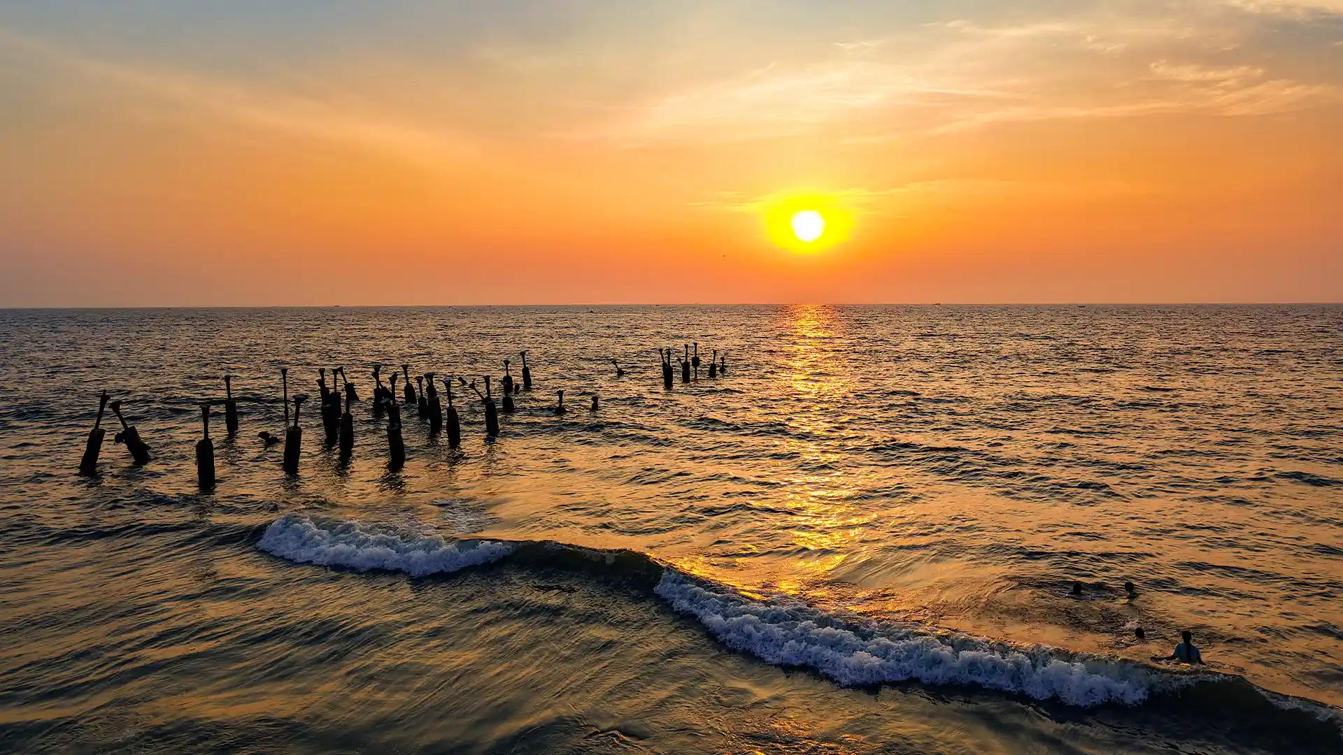 Kozhikode Beach Sunset Kozhikode Beach Sunset