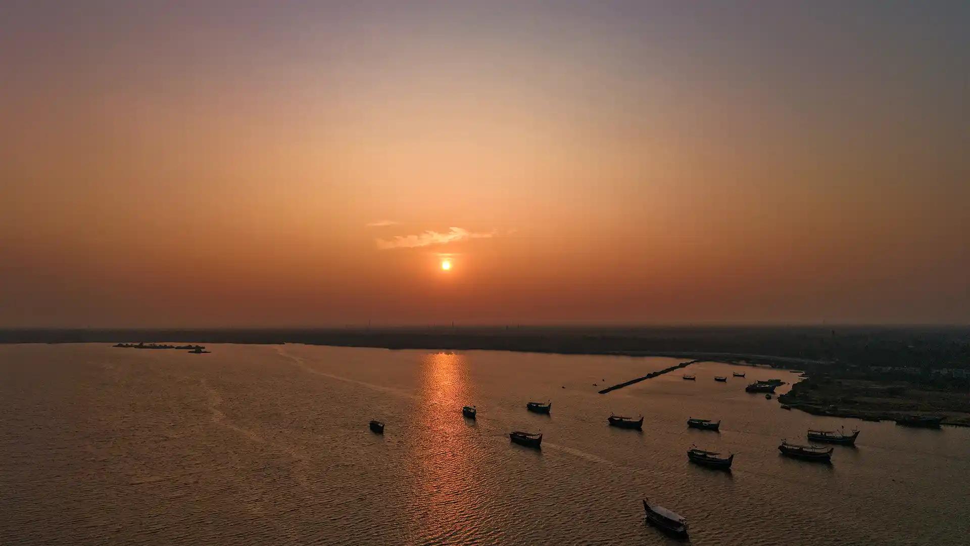 Sunset at Padinjarekkara Beach, Malappuram Sunset at Padinjarekkara Beach, Malappuram