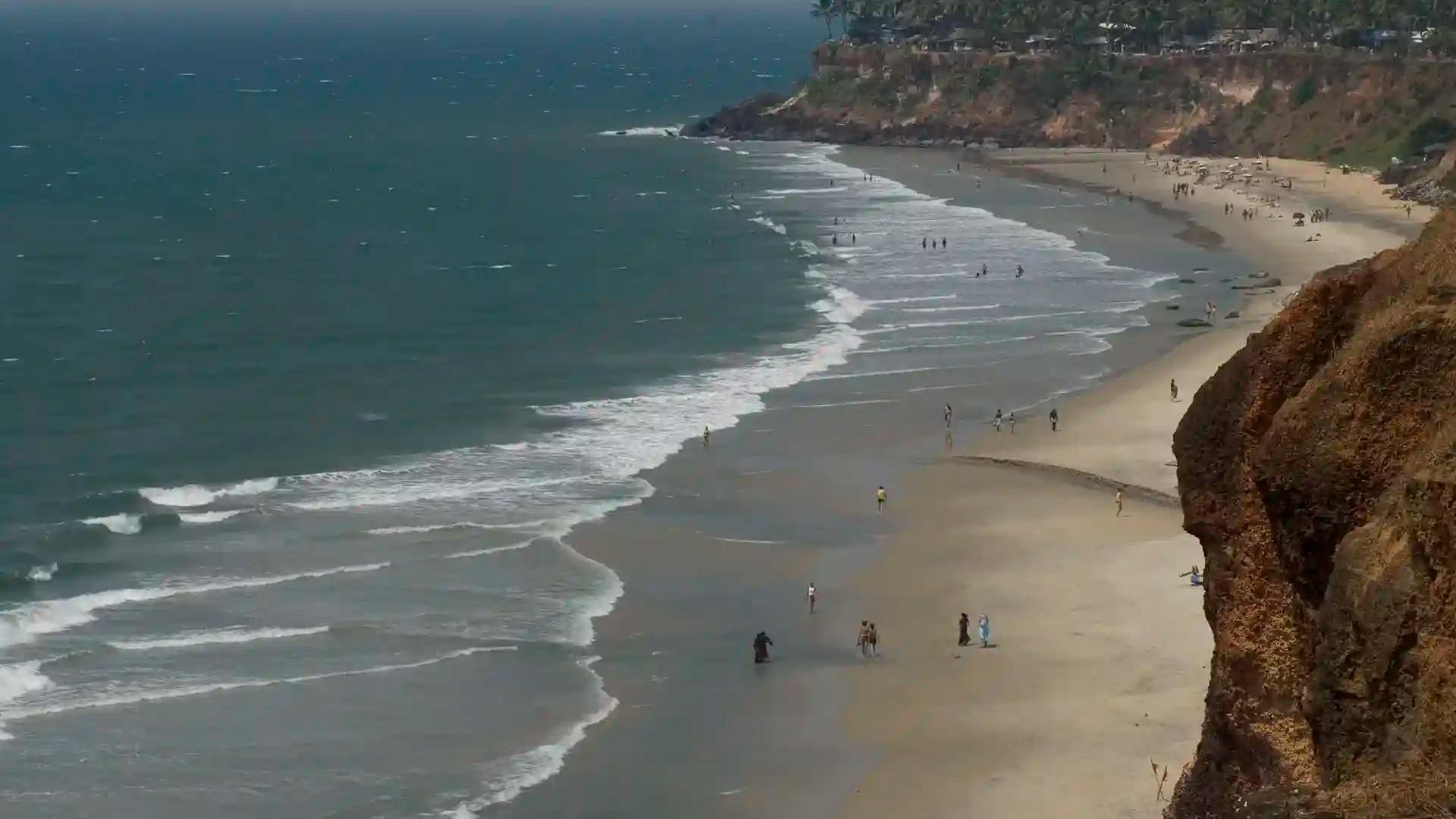Varkala beach in Thiruvananthapuram Varkala beach in Thiruvananthapuram