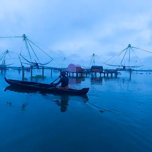Chinese fishing nets at Kumbalangi, Kochi Chinese fishing nets at Kumbalangi, Kochi