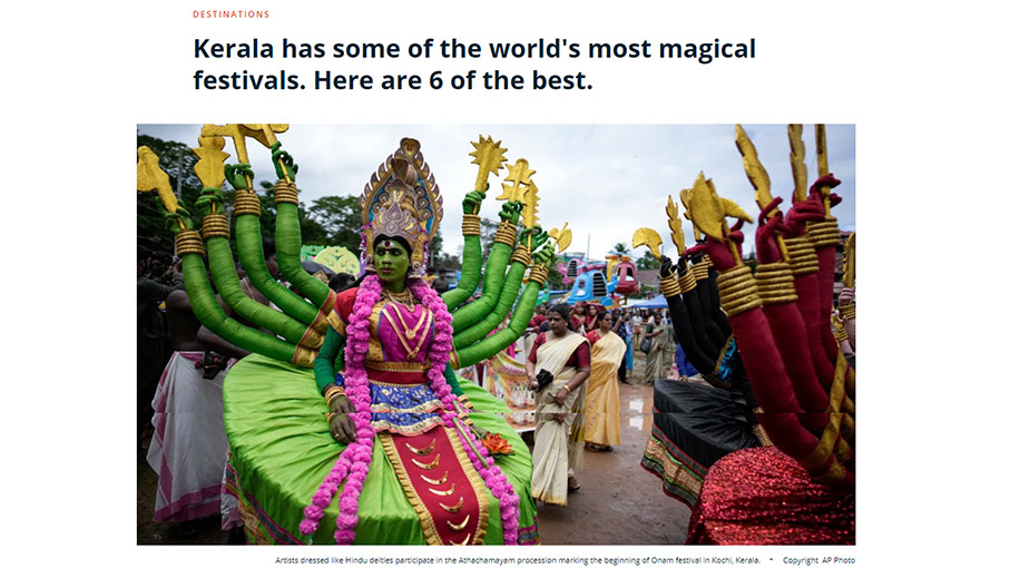 Kerala has some of the world's most magical festivals. Here are 6 of the best