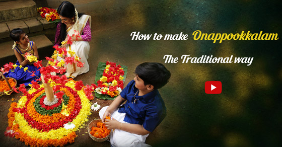Learn the art of Making Pookkalam 