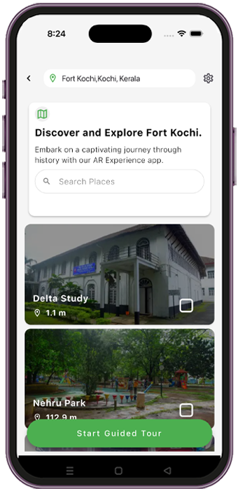 Fort Kochi AR Heritage Walk App