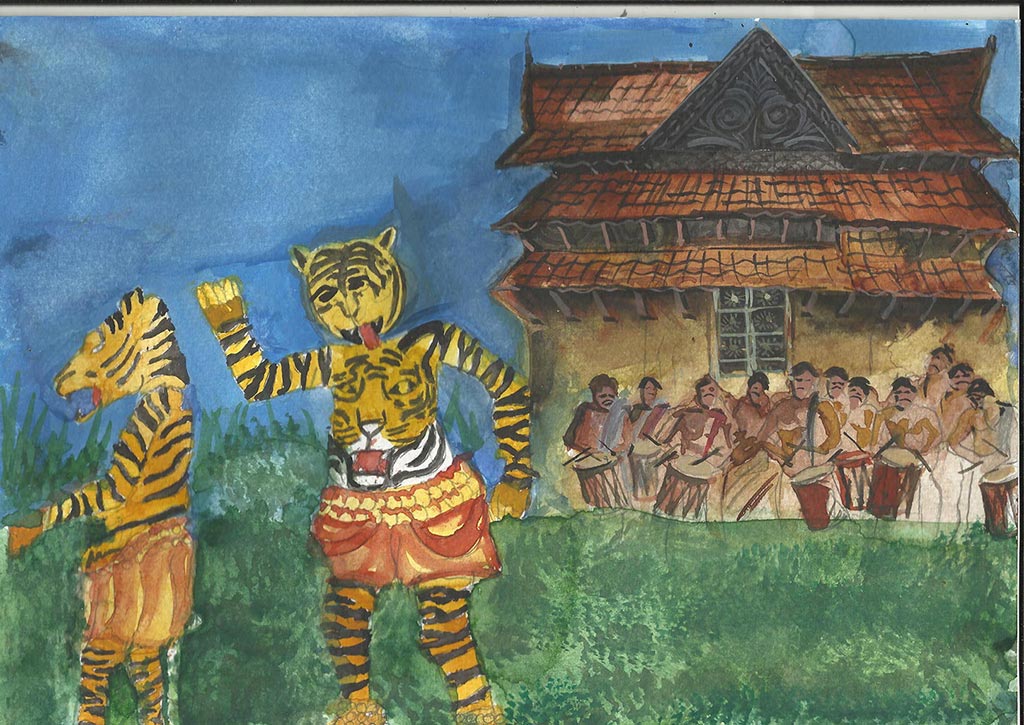 Painting by Alex Alister Kavalakatt