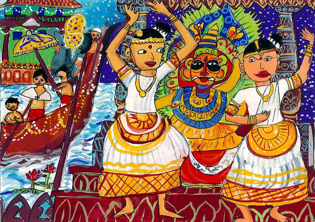 Painting by P.H.Shanuki Gihansa De Silva