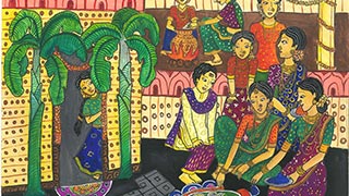 Painting by Isakya Malsandie Darshanapriya