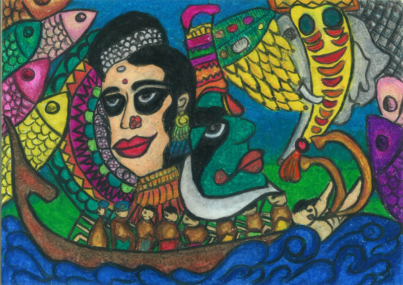 Painting by S. Shathvika