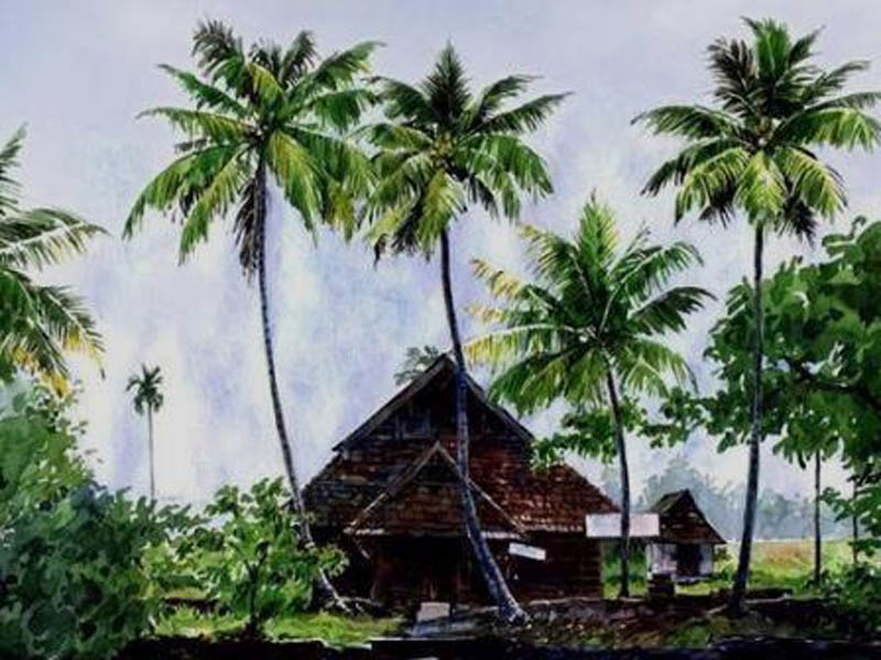 Painting by samuel gnanamuttu