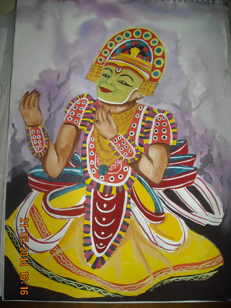 Painting by Tribedi Tanaya Das