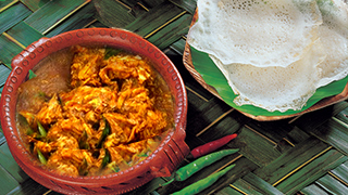 Appam Crab Masala