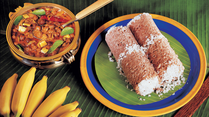 Recipe of Puttu and Kadala Curry, Vegetarian, Breakfast Dish, Cuisine
