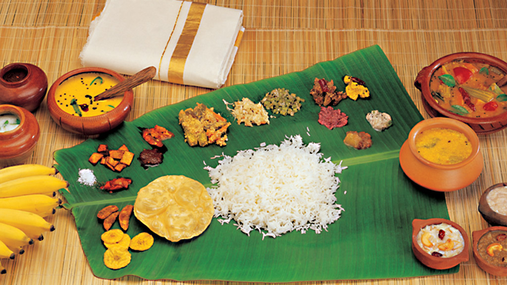 Sadya - the traditional vegetarian feast of Keralites