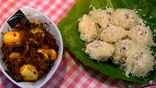 Idiyappam and Egg Roast