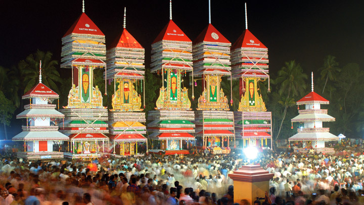 Chettikulangara Bhagavathy Temple - famous for its annual Kettukazhcha festival at Mavelikkara, Alappuzha 