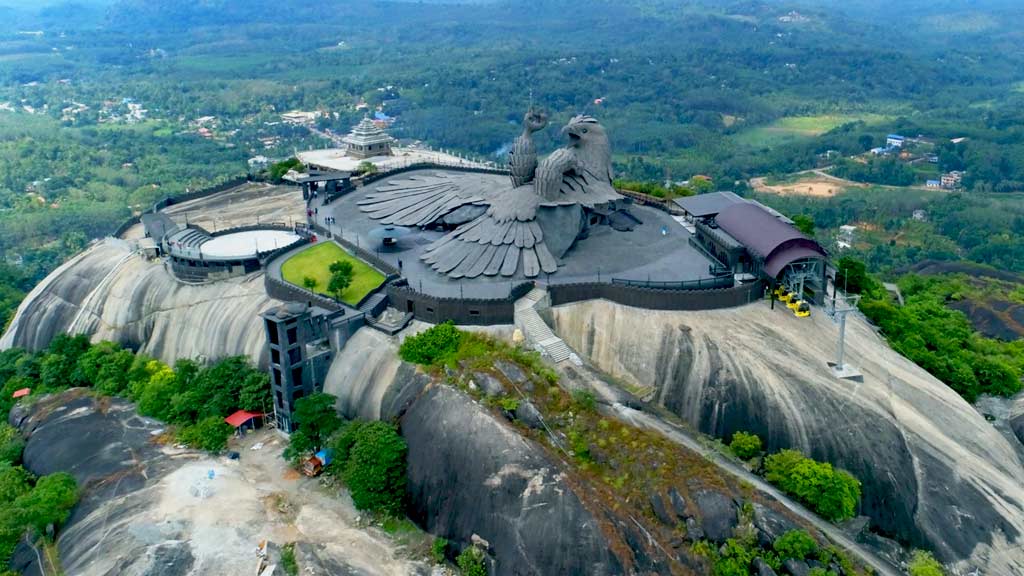 Jatayu Earth's Center - a picnic spot at Chadayamangalam, Kollam 