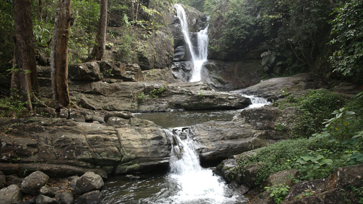 Kalakkayam Waterfalls in Thiruvananthapuram