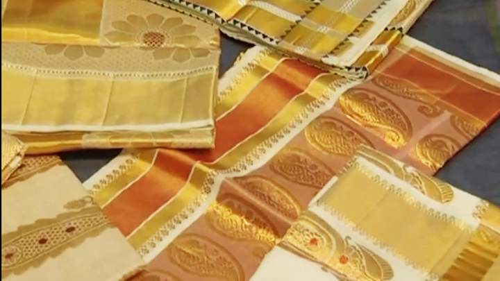 Kuthampully handloom sarees