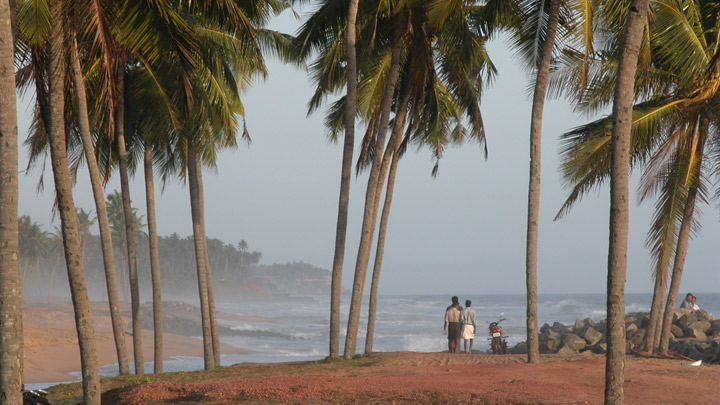 Thiruvambady Beach at Varkala, Thiruvananthapuram 