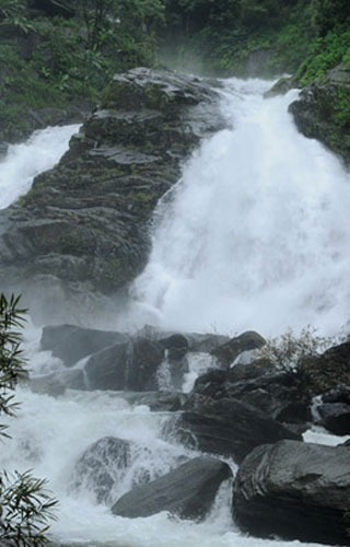 Meenmutty Waterfalls, Wayanad