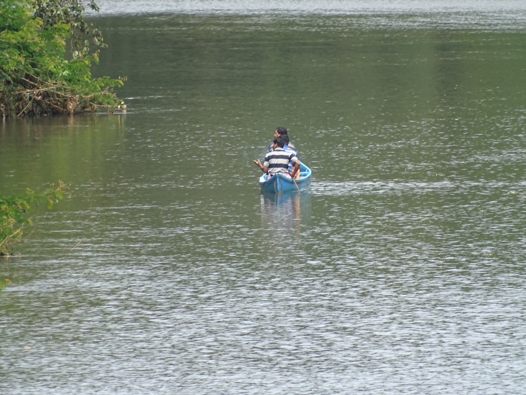 Fishing boat at Thejaswini River
