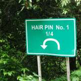 Hairpin curve to Elappedika