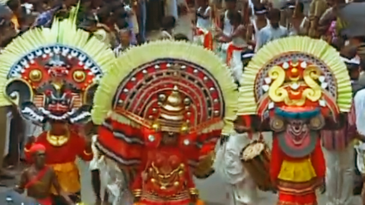 Athachamayam, cultural gala at Thripunithura during Onam 