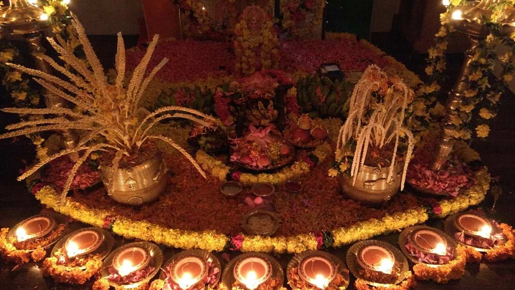 Navarathri Festival, worshiping the nine forms of Goddess Shakti / Devi. 