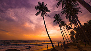 Sunset at Snehatheeram Beach, Thrissur