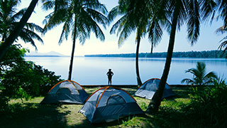 Tent Camping along the Kerala Backwaters