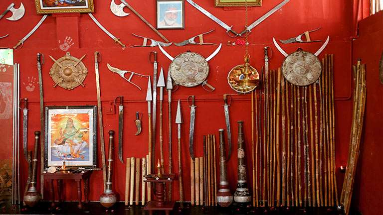 Folk art, History and Kalari