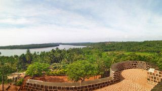 View from Chandragiri Fort, Kasaragod