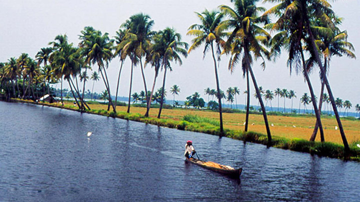 Backwater Stretches of Kerala