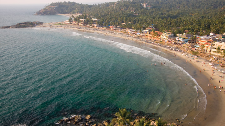 Kovalam, one of Kerala's finest beaches in Kerala