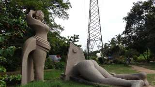 Statues inside Veli Tourist Village