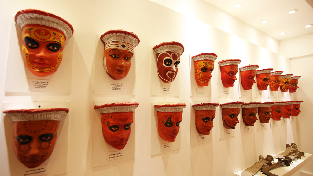 Chirakkal Folklore Museum | Theyyam Masks | Cultural Circuit ...