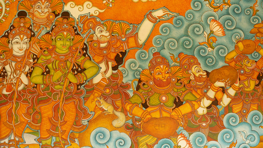Mural Painting from Ramayana