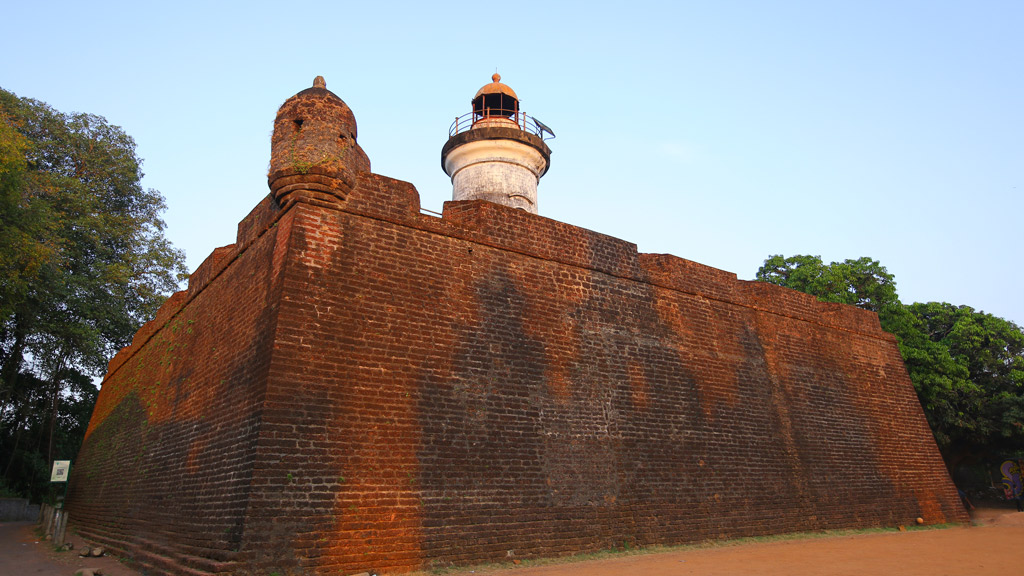 Thalassery Fort Back Side View Old Military Base Harbour Town 