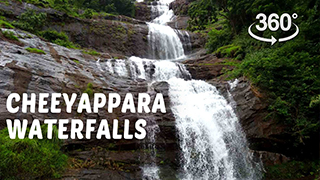 Cheeyappara Waterfalls | 360° Video