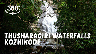 Thusharagiri Waterfalls, Kozhikode | 360° Video