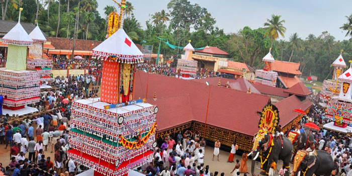 Thrikkadavoor Temple Festival