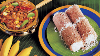 Chemba Puttu and Kadala Curry