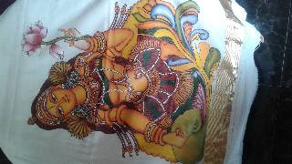 SAREE MURAL PAINT