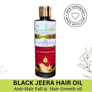 Black jeera hair oil 200ml men ( Ant- HAIR FALL & HAIR GROWTH )