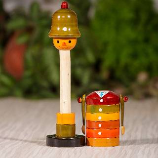 Wooden Multicolor Stacking toy | Counting Set |