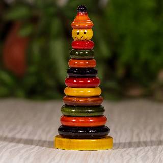 Wooden Eleven Plate Counting Set | Stacking toy