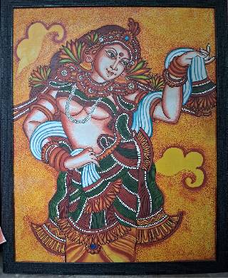 Mural painting devi
